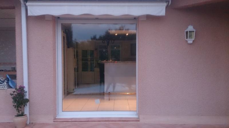 Coulissant aluminium à galandage dans le beaujolais