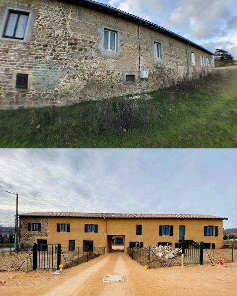 Rénovation de volets battants à St Etienne des Oullières