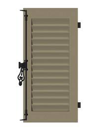 Volet battant aluminim lames jointives à Trévoux