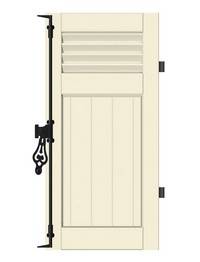 Volet bois persienné Blacé