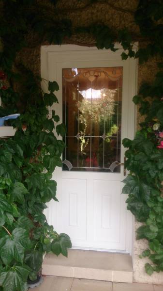 Porte d'entrée pvc