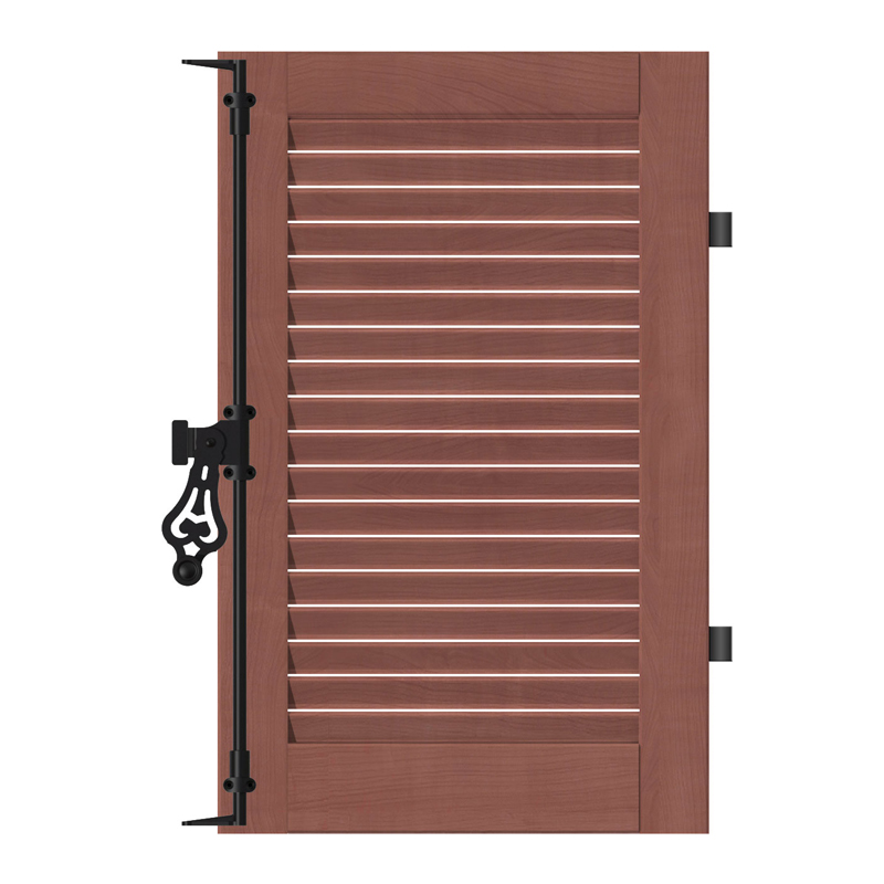 Volet battant bois persienné lames américaines